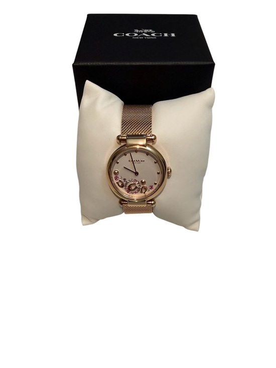 Authentic Coach Cary Rose Gold Mesh Band Watch main image 10